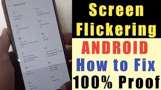 Android Display Blinking Problem Solution in Hindi 2021 - How to Solve Android Screen Flickering