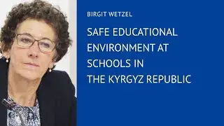 Dr. Wetzel | Safe educational environment at schools in KR