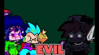 fnf neo rainbow world city corruption edit gf vs evil kaity day 2