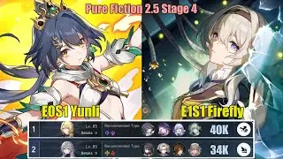 Pure Fiction 2.5 Stage 4: E0 Yunli & E1 Firefly [Star Rail]