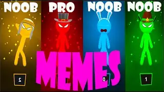 Stickman Party Noob/Pro All Random Funny MINIGAMES 1 2 3 4 Player Games 2022 Gameplay