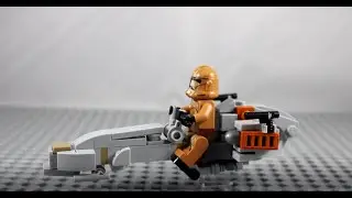Lego Star Wars clone speeder bike tutorial