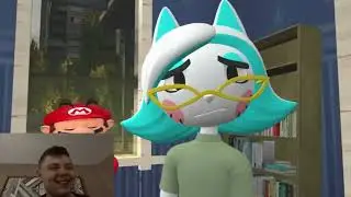 KAREN PLAYS MINECRAFT! (Mario Teaches Parenting REACTION!)