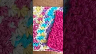 Star Stitch Crochet Dishcloth! ⭐️ #fiberflux