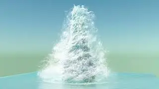 Water Tornado [Houdini 18.5] [Mantra] [4K]