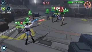 Ackbar lead Hermit Yoda, arena demonstration vs Ino Kongfuu