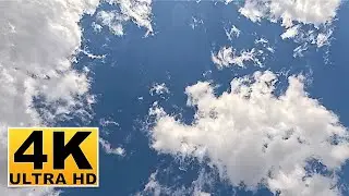 Blue Sky and Clouds Screen Saver (No sound) 2 Hours 4K UHD
