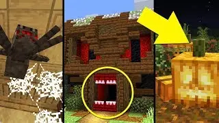 13 SPOOKY Minecraft Build Hacks!
