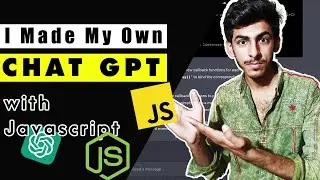 ChatGPT Clone using Html, CSS, JavaScript and Node.js Full Stack Project