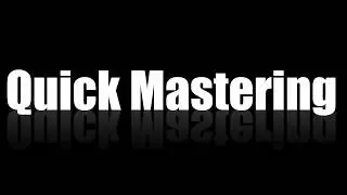 Quick mastering your mix in Logic Pro