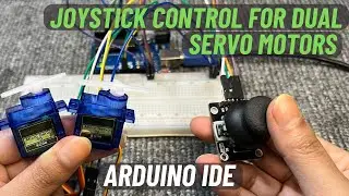 Arduino KY-023 Joystick Module Control for Dual SG90-HV Servo Motors | X and Y Axis Movement