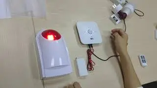 Connect Wireless Siren to Alarm System (10GDT with 106AW)