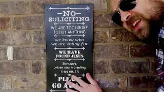 How to Hang a Sign onto Brick.  Step by Step. DIY | YeahPete