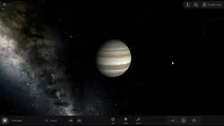 Coliding jupiter and earth