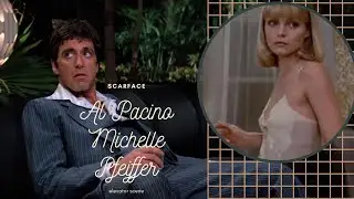 Al Pacino checking out Michelle Pfeiffer 😍- scarface elevator scene