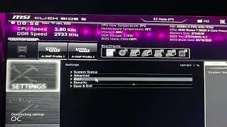 🟠Faceit🟠 Security Boot problem in MSI click bios 5.