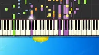 [Piano Tutorial Synthesia]E m• e m• - Di Capri Peppino