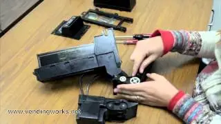 BA30 Validator, changing belts-provided by Vending Works