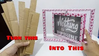 How To Make A Unique Rotating Photo Frame At Home // On Creation