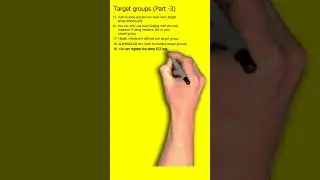 Target Groups (Part -3)