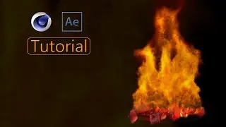Make Fire in Cinema 4D and After effect [ Tutorial ]