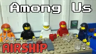 Lego animation Among Us, Лего мультфильм Амонг Ас | AIRSHIP ( Lego Stop Motion )
