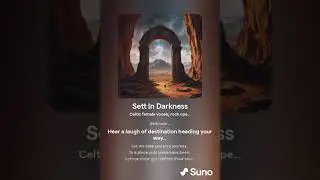 1. Sett In Darkness - Lyrics by badge House Band Ai