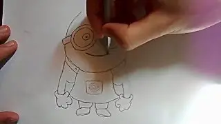 Видео: как нарисовать миньона?