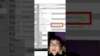 Mẹo chỉnh nhanh độ rộng của bảng biểu trong Word #shorts