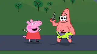 PEPPA PIG AND PATRICK STAR FIGHTS MUGENS IN SURVIVAL MODE