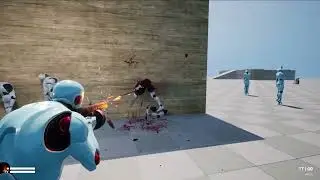 Impaler, Pin a Body to a Wall, Ragdoll. Unreal Engine 5