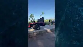 Dois caminhões tombam na BR 135 próximo a Matões do Norte