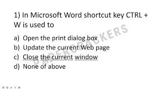 MS Word Mcq Question and Answer Series | MS Word Series | Railway NTPC | Banking Clerk | All Sets #5