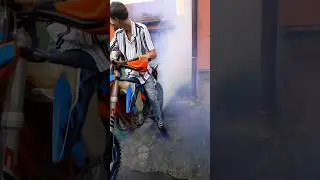 CRAZY DIRTBIKE BURNOUT 🔥 KTM EXCF350 Burnout #enduro #burnout #ktm #dirtbike