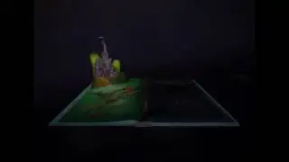 Small animation. Children's magic book