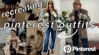RECREATING PINTEREST OUTFITS | Winter outfit ideas