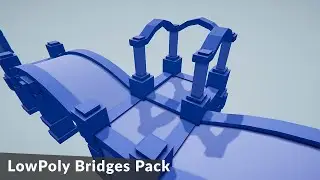 LowPoly Bridges Pack - Unity Asset Store [Trailer]