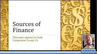 Sources of Finance