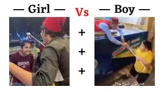 Turkish ice cream with Girl vs boy || #funnymemes #memes