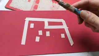 Приёмы работы с фактурной пастой