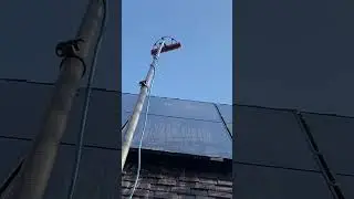 Lavando paneles solares