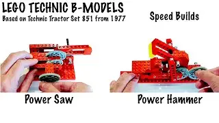 Lego Technic Tractor 851 - B-Model Speed Builds