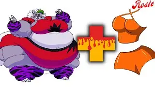 FAT ROXANNE WOLF 🐺 + Orange SWIMWEAR 👙 = ??? | Fnaf & Garten of Banban Chapter 3 Animation #rosie