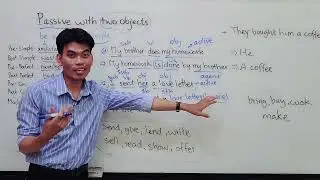 Passive with two objects | វៀនវេយ្យាករណ៍អង់គ្លេស