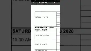 Cbse date sheet 2020