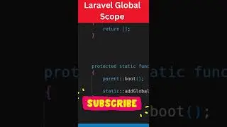 Eloquent Model Global Scope in Laravel 11 | Global Scope | Laravel Scope