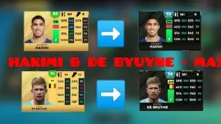 MAX - Hakimi & Kevin De Bruyne - Fitness full 🥶🔥 Dream League soccer 2023