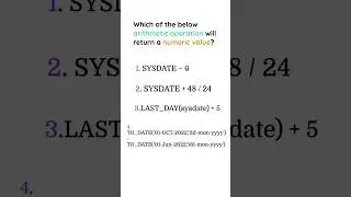 SQL Quiz 15 | Oracle SQL Quiz | SQL interview questions and answers