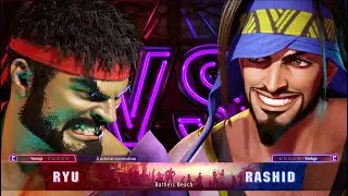 Street Fighter 6 - Ryu Vs Rashid (#instabardoo Vs #cronos )