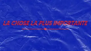 STARTER - La chose la plus importante
